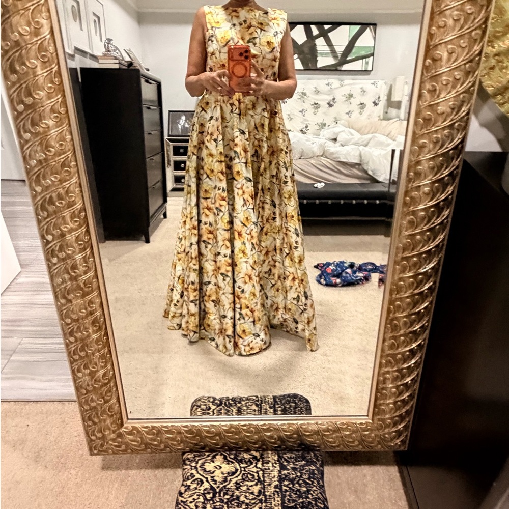Floral Sleeveless Maxi Dress
